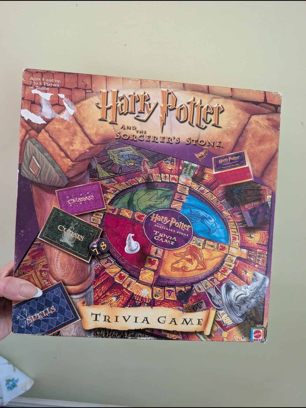 Warner Bros. Sorcerer’s Stone Trivia Game - Purple/Gold